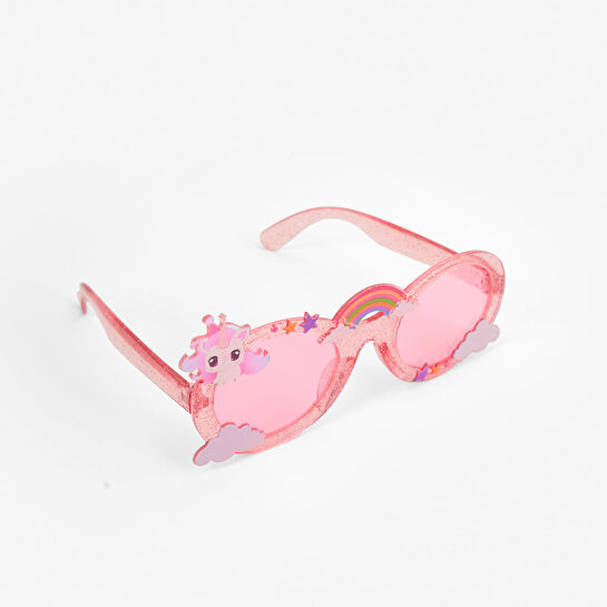 Flying Tiger Copenhagen Pembe Unicorn Detaylı Parti Gözlüğü