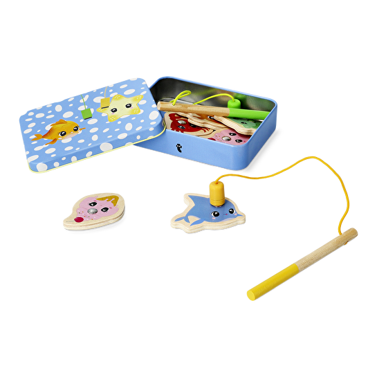 Flying Tiger Copenhagen Metal Kutuda Mini Balık Yakalama Oyunu