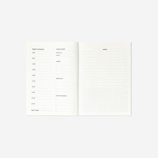 Flying Tiger Copenhagen Yeşil Haftalık Çalışma Planlayıcı Defter