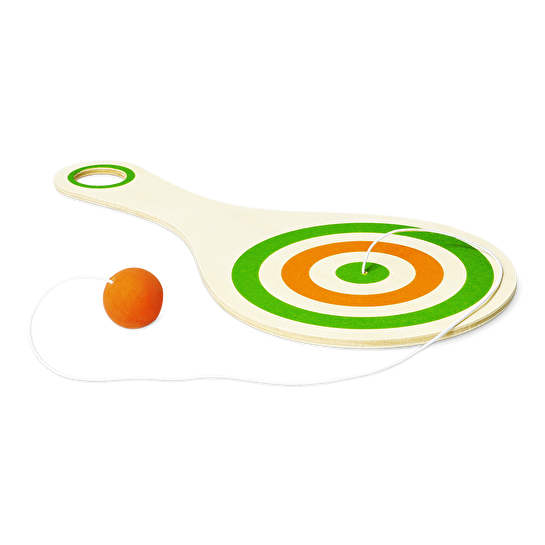 Flying Tiger Copenhagen Ahşap Top Sektirme Raketi