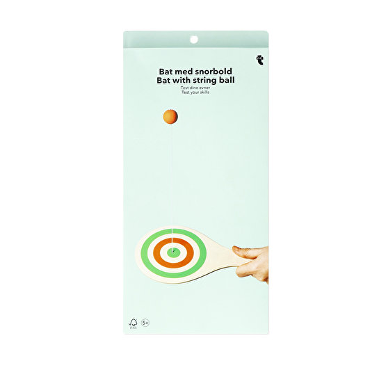 Flying Tiger Copenhagen Ahşap Top Sektirme Raketi