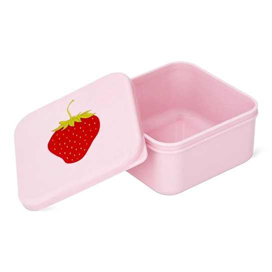 Flying Tiger Copenhagen Çilek Desenli Küçük Atıştırmalık Kabı