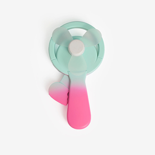 Flying Tiger Copenhagen Pembe Yeşil El Vantilatörü