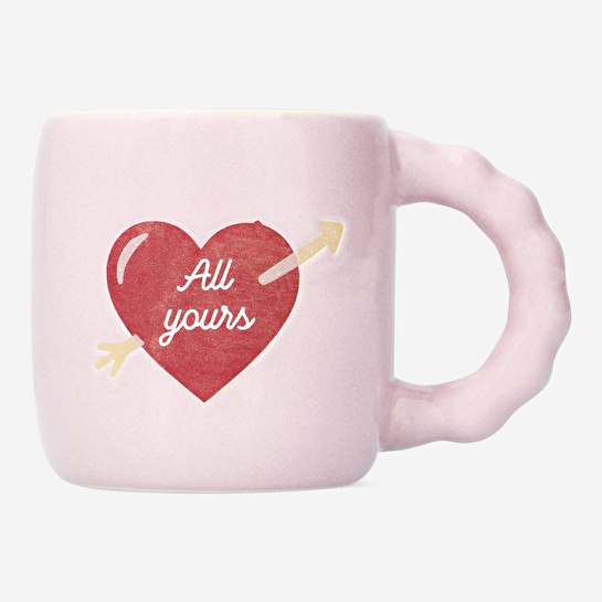 Flying Tiger Copenhagen Kalpli Pembe Kupa