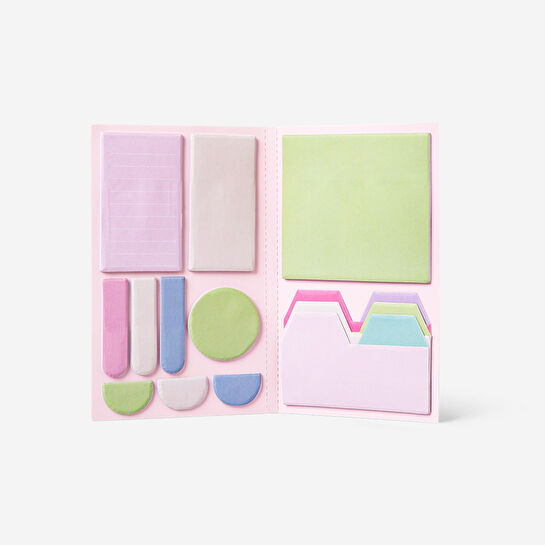Flying Tiger Copenhagen Çok Renkli Çeşitli Yapışkanlı Not Kağıdı Seti