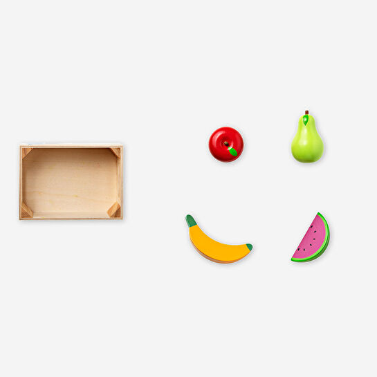 Flying Tiger Copenhagen Ahşap Oyuncak Meyve Kasası