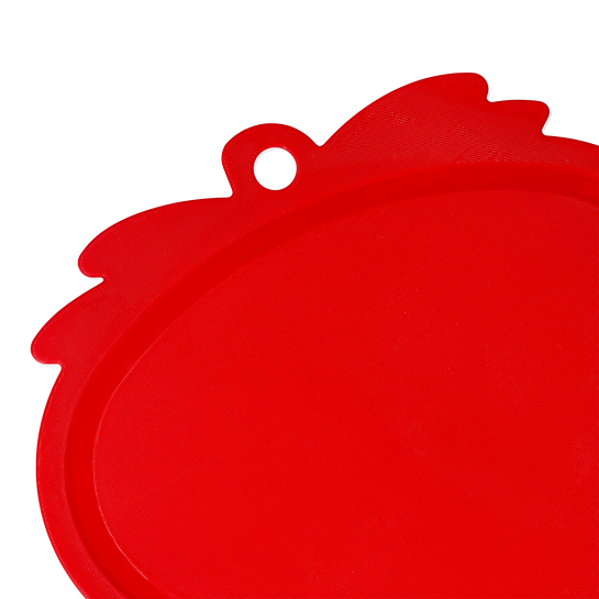 Flying Tiger Copenhagen Çilek Şeklinde Plastik Kesme Tahtası