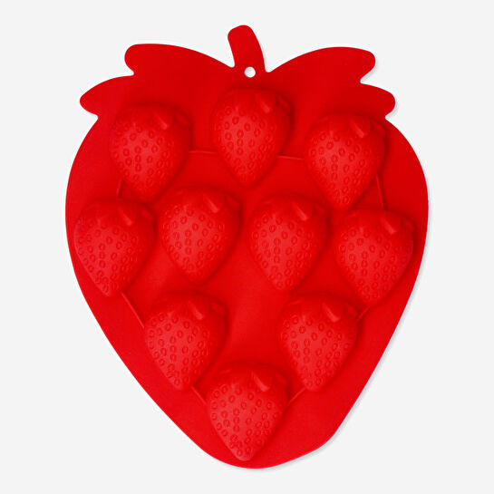 Flying Tiger Copenhagen Çilek Şeklinde Silikon Buz Kalıbı