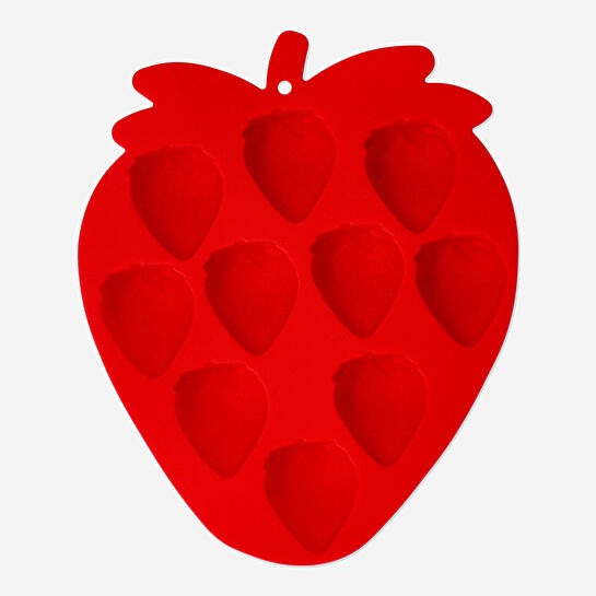 Flying Tiger Copenhagen Çilek Şeklinde Silikon Buz Kalıbı