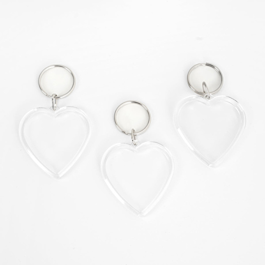 Flying Tiger Copenhagen Kalp Şekilli Kendin Yap Anahtarlık