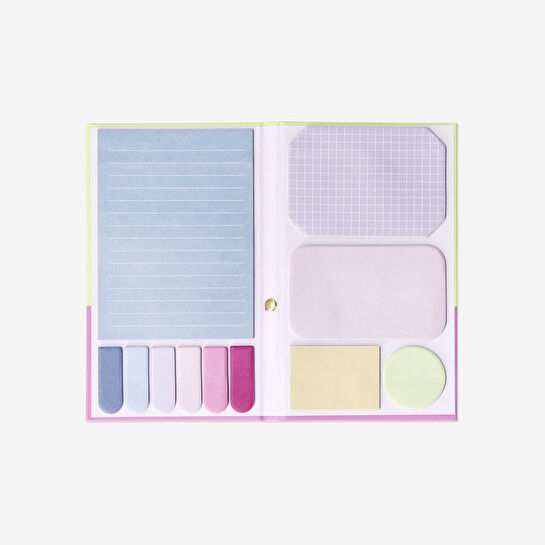 Flying Tiger Copenhagen Çok Renkli Çeşitli Yapışkanlı Not Kağıdı Kitabı