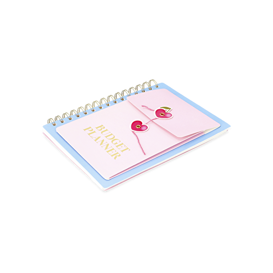 Flying Tiger Copenhagen Pembe Stickerlı Bütçe Planlama Defteri A5