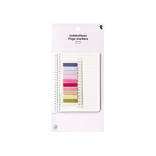 Flying Tiger Copenhagen Çok Renkli Spiralli Yapışkan Not Kağıdı Seti