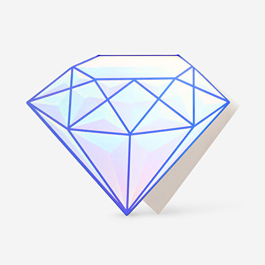 Flying Tiger Copenhagen Mor Elmas Detaylı Doğum Günü Kartı