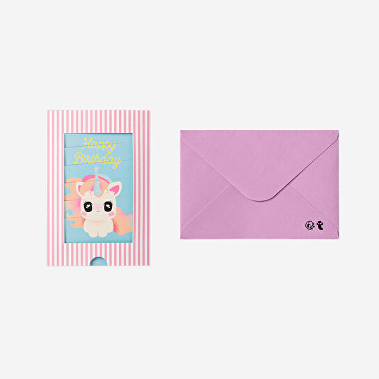 Flying Tiger Copenhagen Unicorn Desenli Doğum Günü Kartı