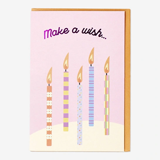 Flying Tiger Copenhagen Mum Detaylı Pembe Doğum Günü Kartı