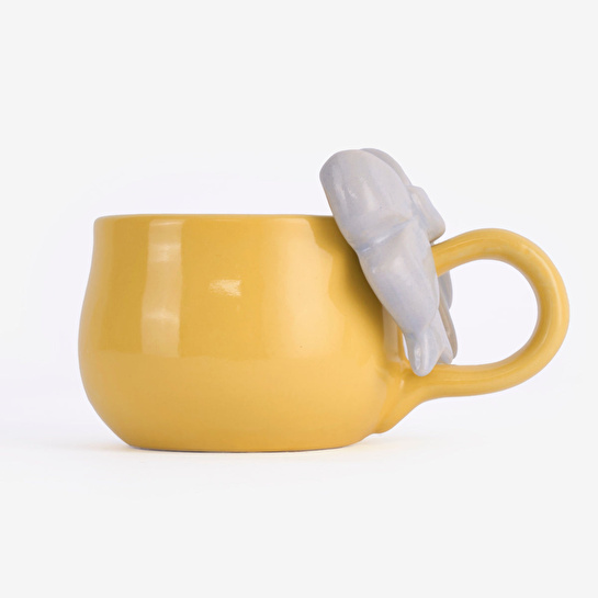 Flying Tiger Copenhagen Fiyonk Detaylı Sarı Kupa