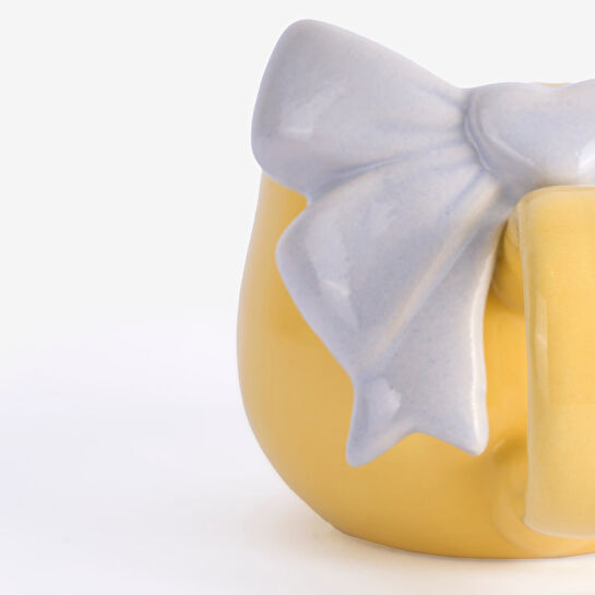 Flying Tiger Copenhagen Fiyonk Detaylı Sarı Kupa