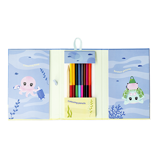 Flying Tiger Copenhagen Seyahat Boy Boyama Kitabı Seti