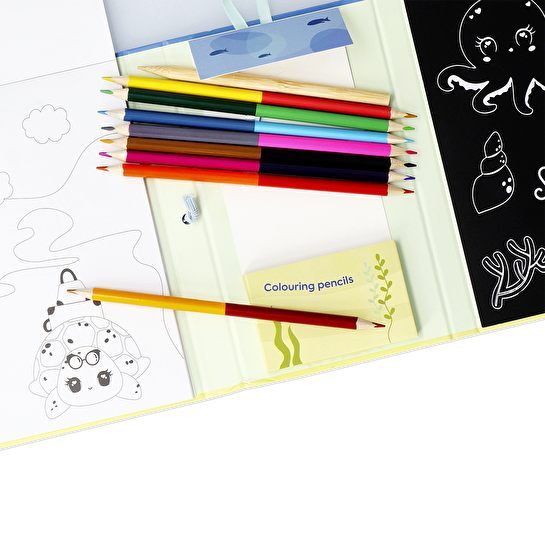 Flying Tiger Copenhagen Seyahat Boy Boyama Kitabı Seti