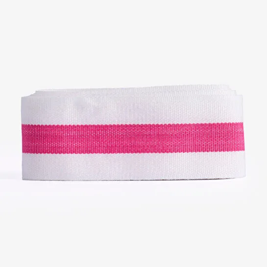 Flying Tiger Copenhagen Pembe Beyaz Çizgili Pamuk Kurdele 300 cm