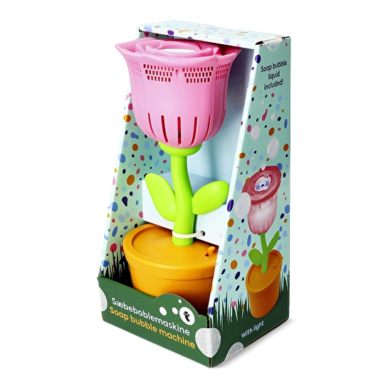 Flying Tiger Copenhagen Pembe Lale Şeklinde Baloncuk Yapma Makinesi