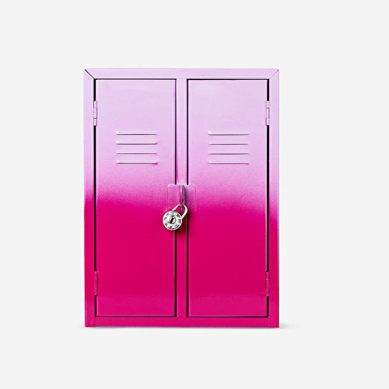 Flying Tiger Copenhagen Çift Kapılı Pembe Dekoratif Kilitli Dolap