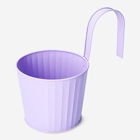 Flying Tiger Copenhagen Askılı Mor Çinko Saksı 14 cm x 12 cm