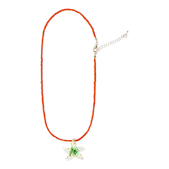 Flying Tiger Copenhagen İncili Cam Yıldız Detaylı Kolye