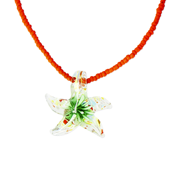 Flying Tiger Copenhagen İncili Cam Yıldız Detaylı Kolye