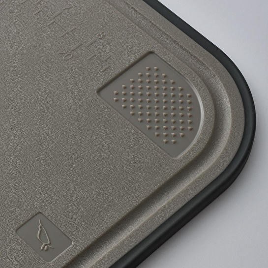 Jumbo Smart Grey Kesme Tahtası ve 2'li Bıçak Seti