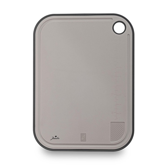Jumbo Smart Grey Kesme Tahtası ve 2'li Bıçak Seti