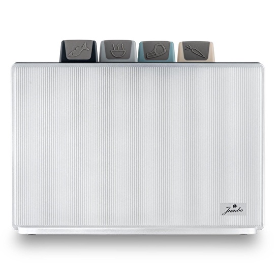 Jumbo Smart Grey Standlı 4'lü Kesme Tahtası Seti