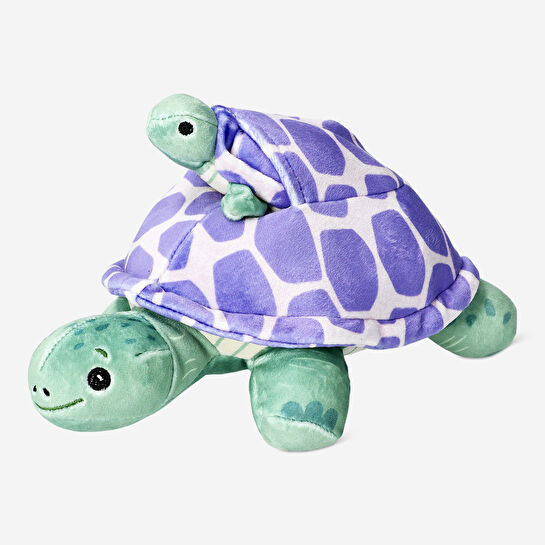 Flying Tiger Copenhagen Mor Kaplumbağa ve Yavrusu Peluş Oyuncak
