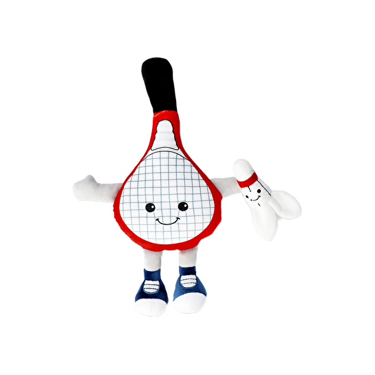 Flying Tiger Copenhagen Beyaz Badminton Peluş Oyuncak