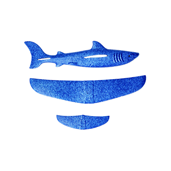 Flying Tiger Copenhagen Mavi Küçük Köpek Balığı Şeklinde Uçak