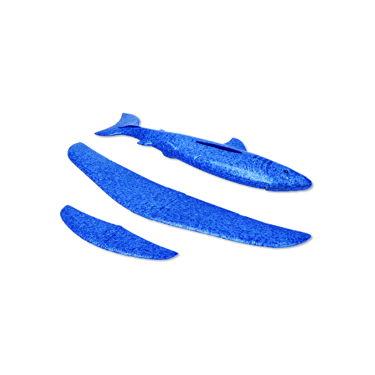 Flying Tiger Copenhagen Mavi Küçük Köpek Balığı Şeklinde Uçak