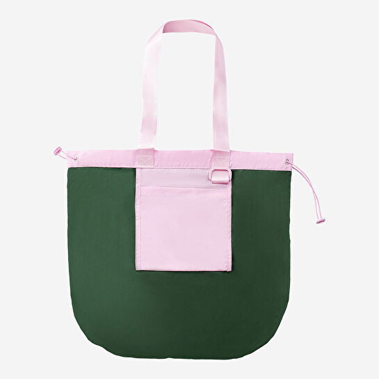 Flying Tiger Copenhagen Pembe Renk Bloğu Detaylı Bez Çanta