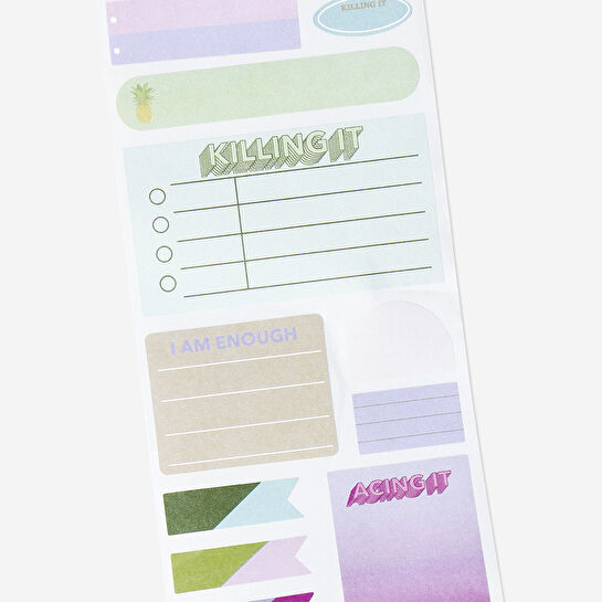 Flying Tiger Copenhagen Çok Renkli Desenli Sticker Seti