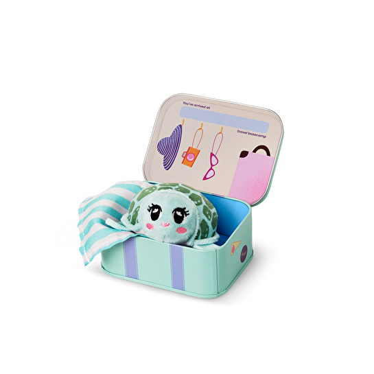 Flying Tiger Copenhagen Metal Kutuda Peluş Kaplumbağa