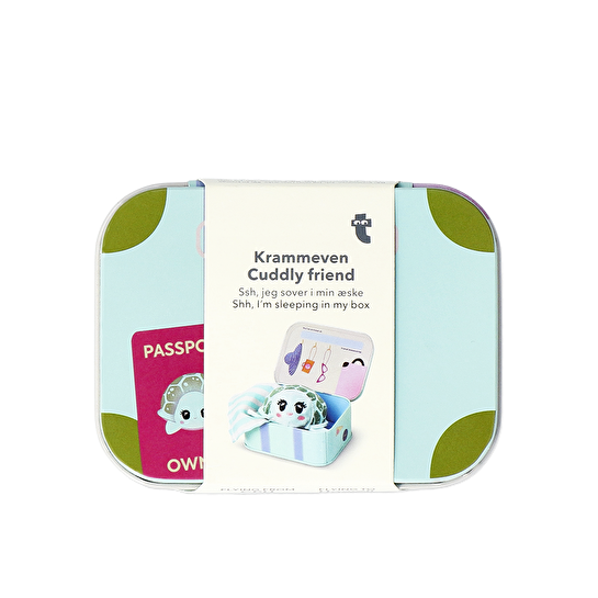 Flying Tiger Copenhagen Metal Kutuda Peluş Kaplumbağa