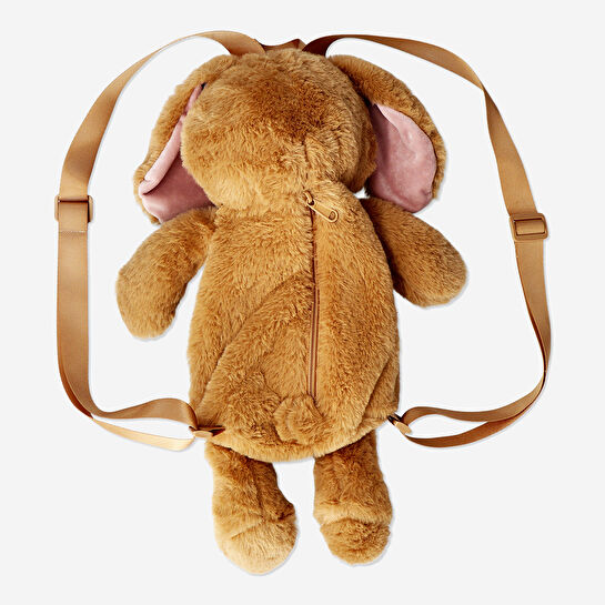 Flying Tiger Copenhagen Kahverengi Tavşan Şeklinde Kırtasiye Malzemeli Sırt Çantası