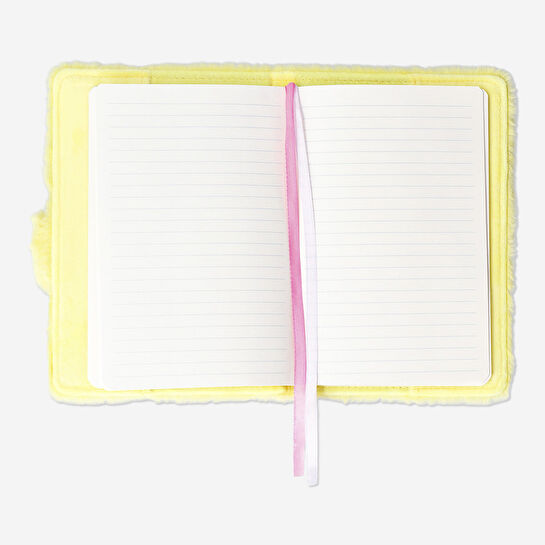 Flying Tiger Copenhagen Sarı Peluş Tavuk Kaplamalı A5 Defter