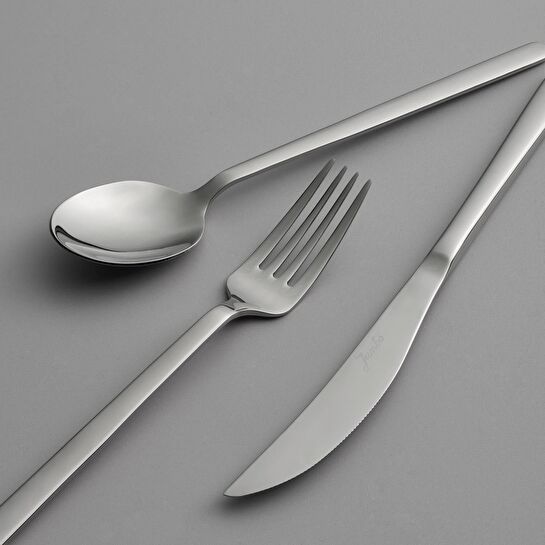 Jumbo 2900 Vannes 24 Parça 6 Kişilik Tatlı Çatal Kaşık Bıçak Takımı