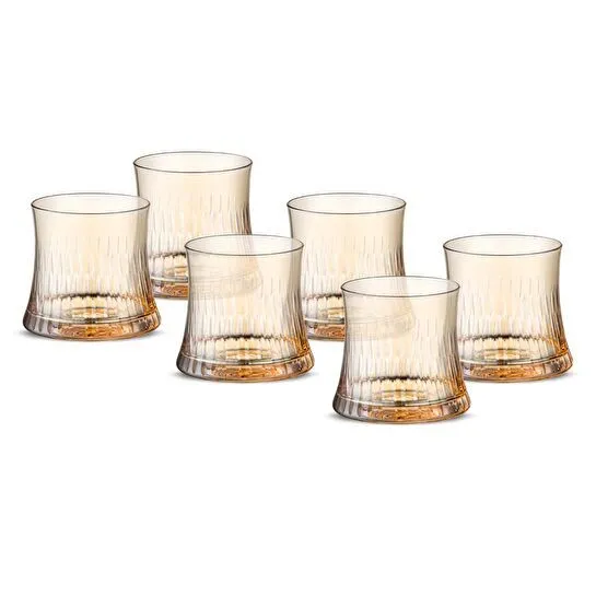 Jumbo Sandy Amber 6'lı Su Bardağı