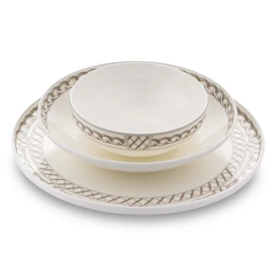 Jumbo Chains 24 Parça 6 Kişilik Yemek Takımı