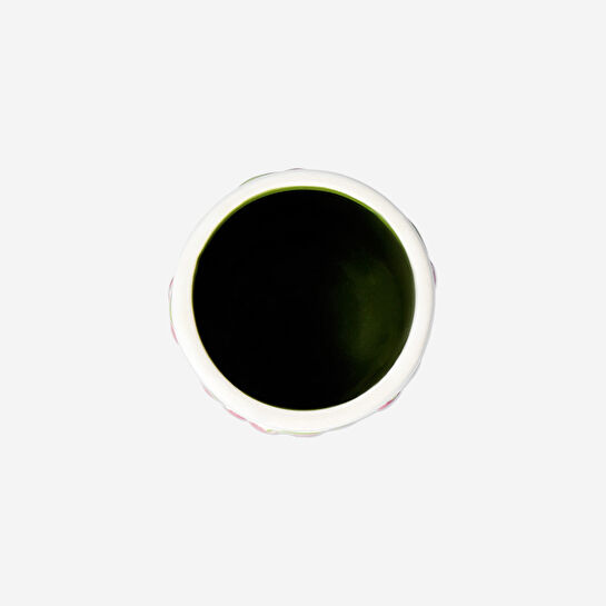 Flying Tiger Copenhagen Kiraz Desenli Beyaz Seramik Vazo