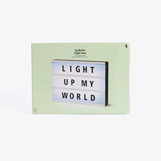 Flying Tiger Copenhagen Işıklı Harfli Yazı Panosu A4