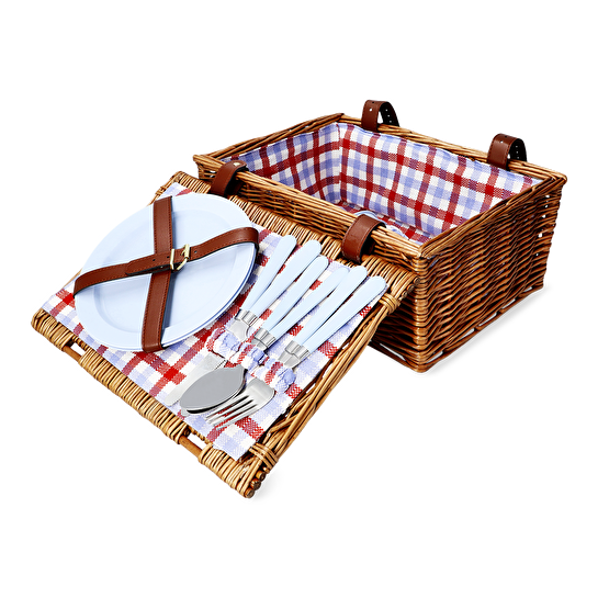 Flying Tiger Copenhagen Sofra Takımı İçeren Piknik Sepeti