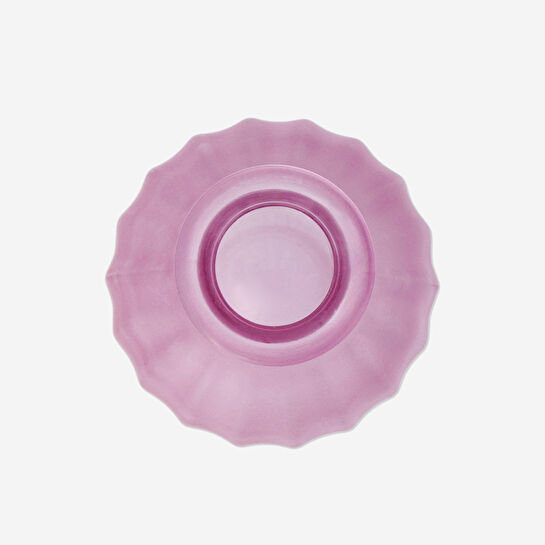 Flying Tiger Copenhagen Pembe Küçük Buzlu Cam Vazo